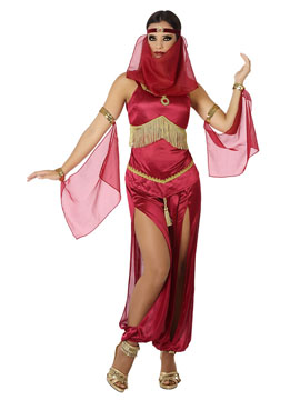 Disfraz Bailarina Árabe Rojo Adulto