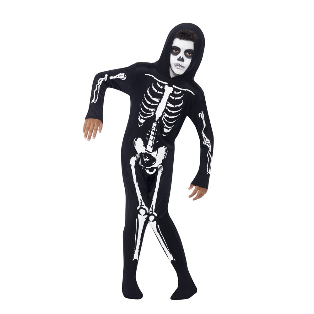 Disfraz de Esqueleto con Capucha Niño