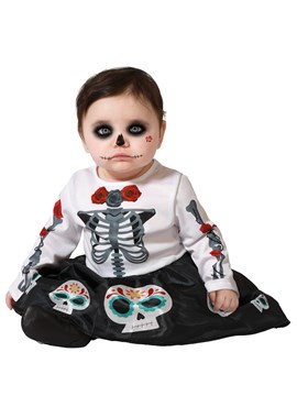 Las mejores ofertas en 0-6 meses Esqueleto disfraces para bebés y