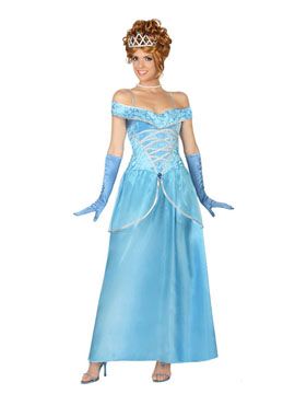 Disfraz Princesa Azul Adulto