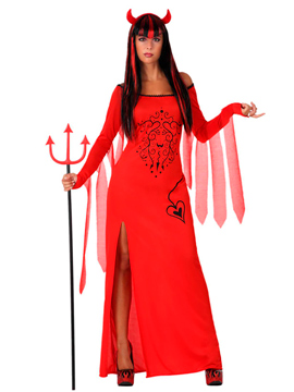 Calma Mayor recurso renovable Disfraz Demonio Diablo Mujer 👹 - Comprar Online ⭐️ Miles de Fiestas ⭐️