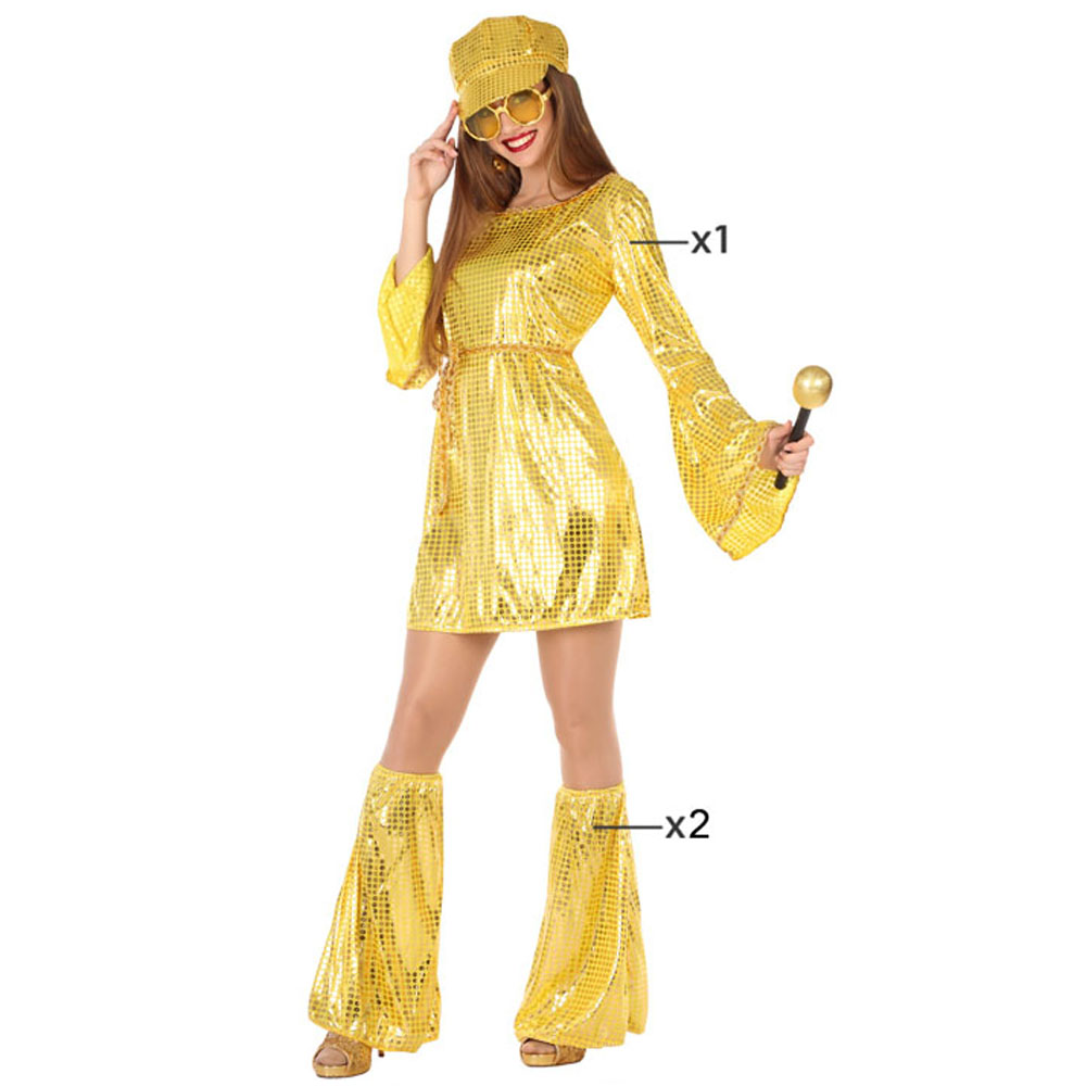 Disfraz de sirena dorada para mujer por 19,95 €