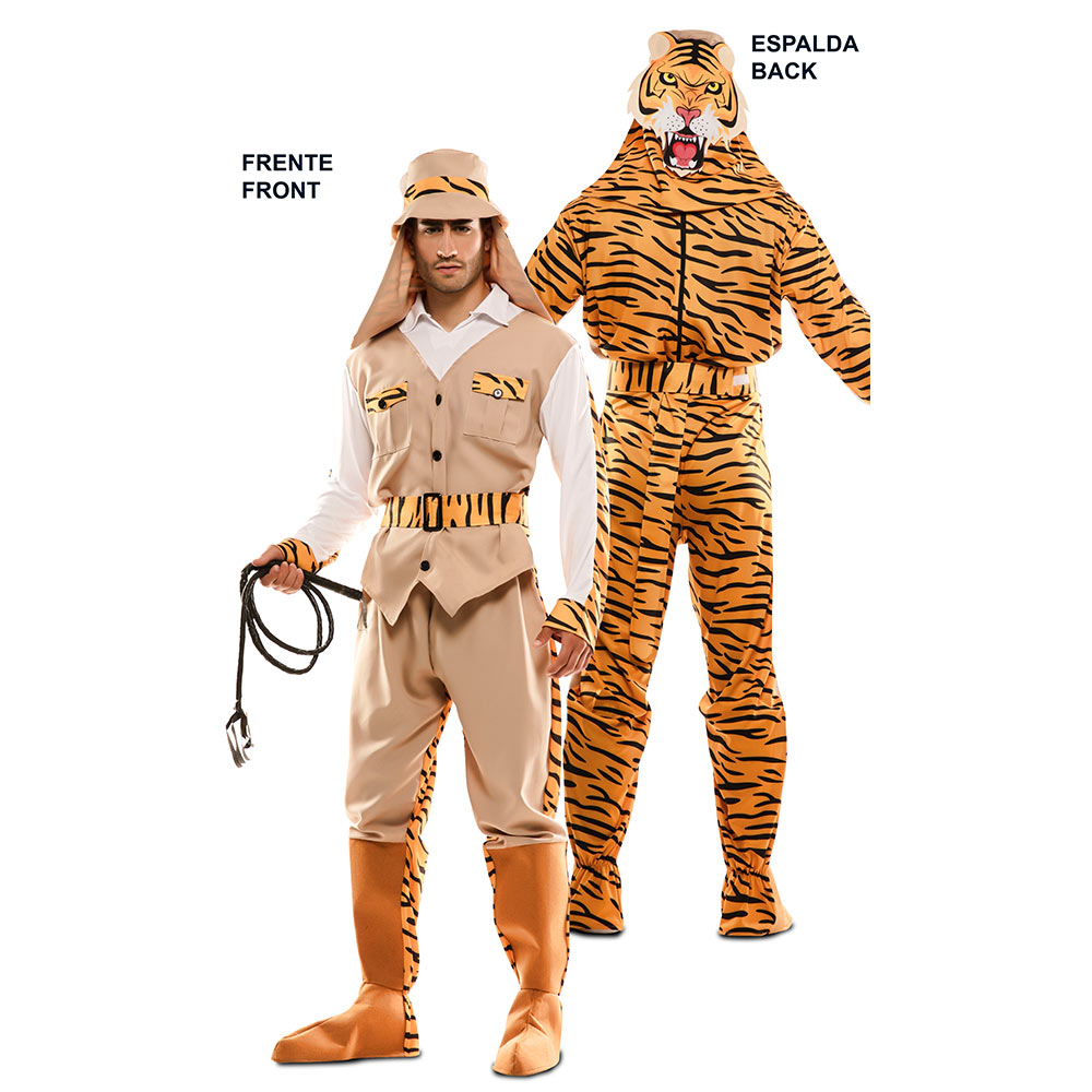 Disfraz Doble Fun Cazador Tigre Adulto