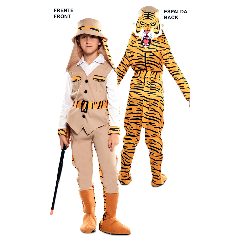 Disfraz Doble Fun Cazador Tigre Infantil