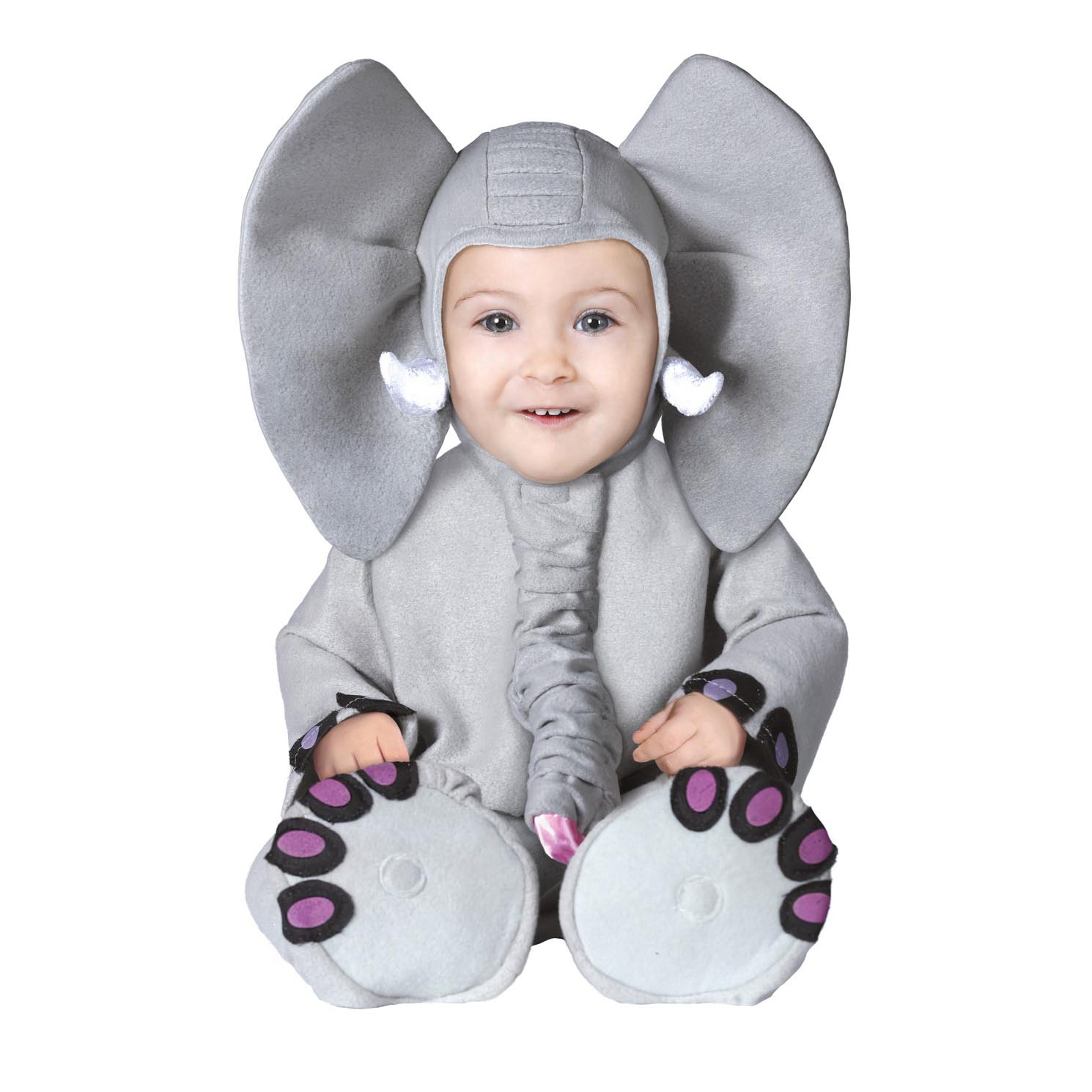 Disfraz Elefante Gris Bebé