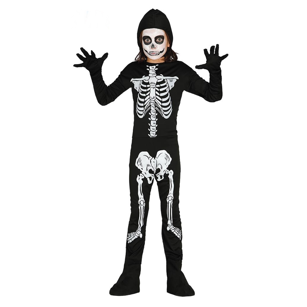 Disfraz Esqueleto con Capucha Infantil
