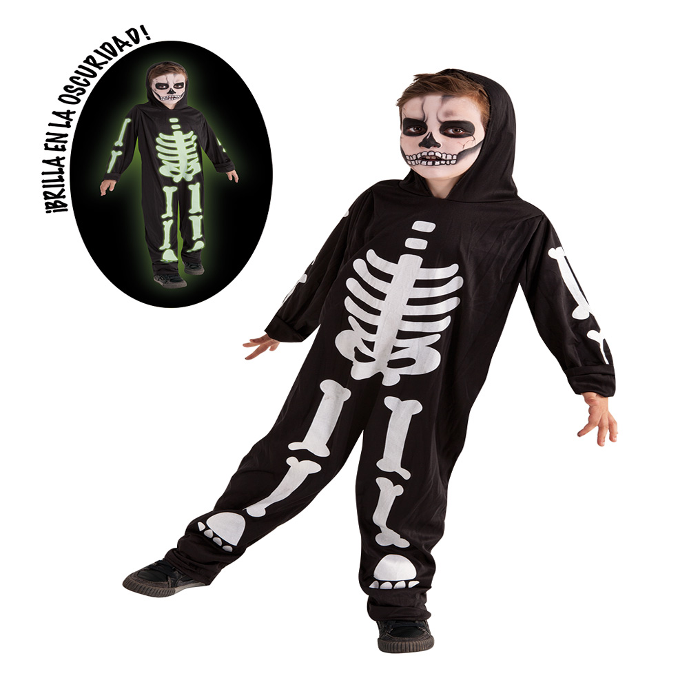 Disfraz Esqueleto Fosforescente Infantil