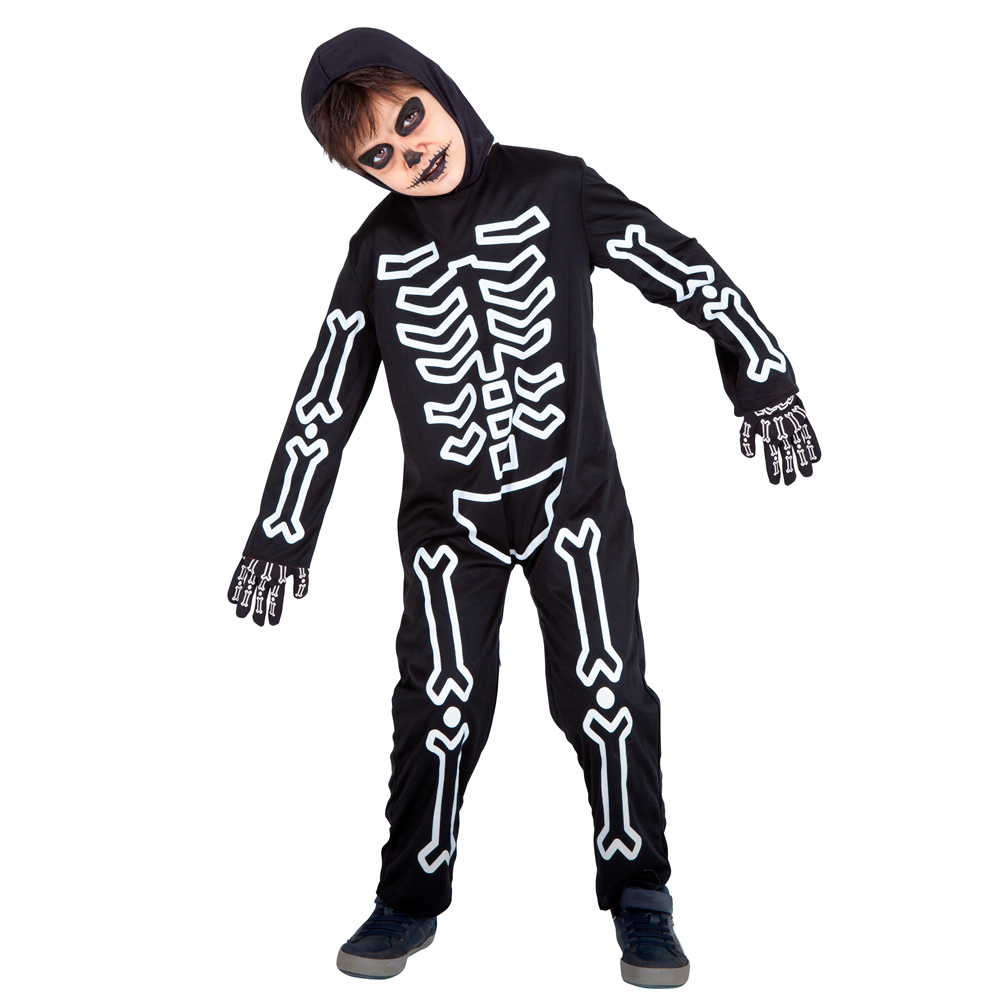 Disfraz Esqueleto Huesitos Brillo infantil