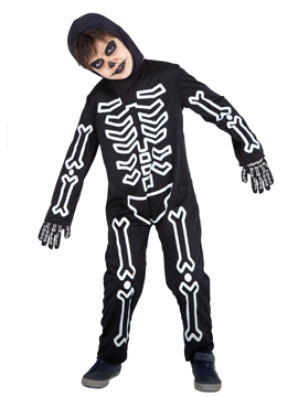 Disfraz Esqueleto Huesitos Brillo infantil