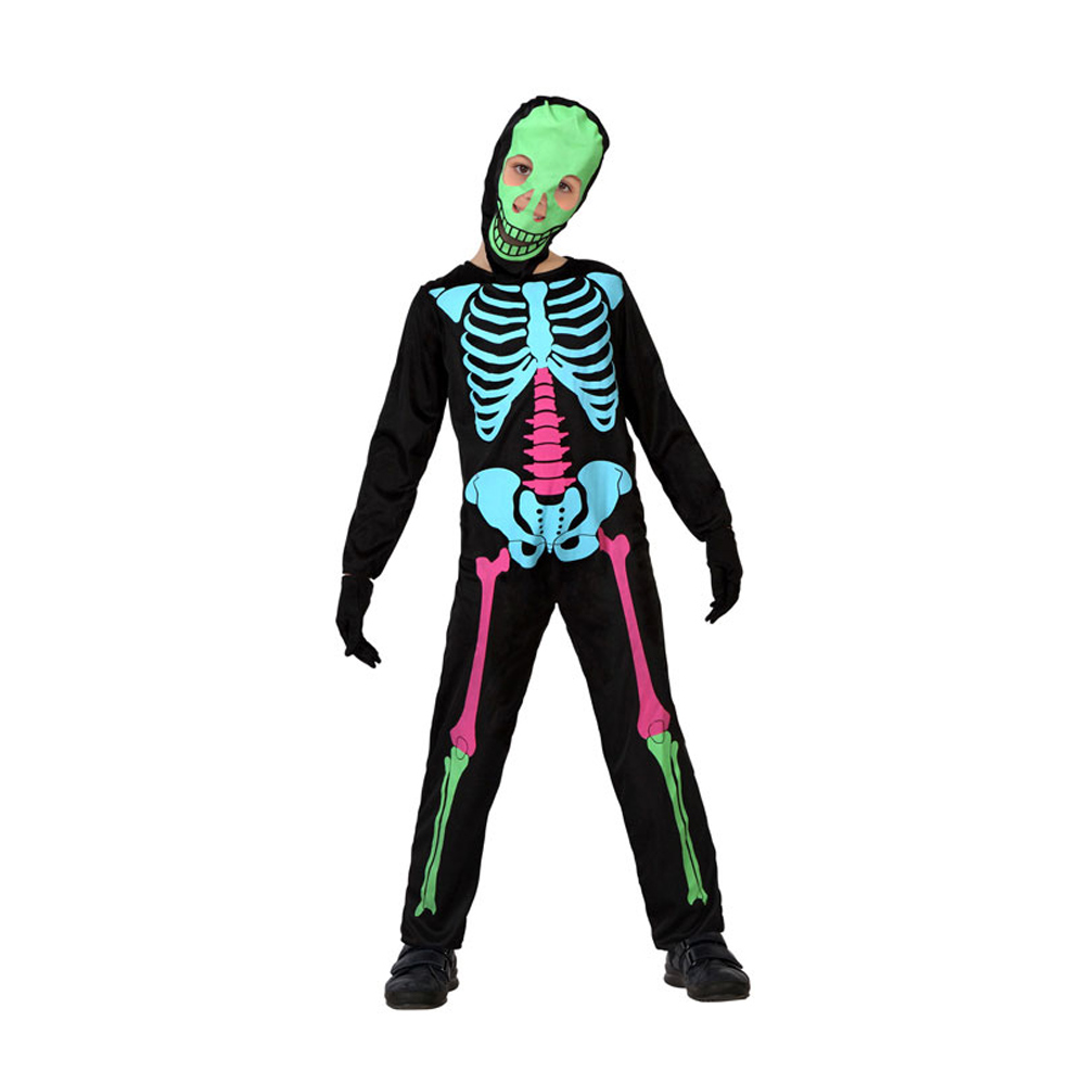Disfraz Esqueleto Multicolor Infantil