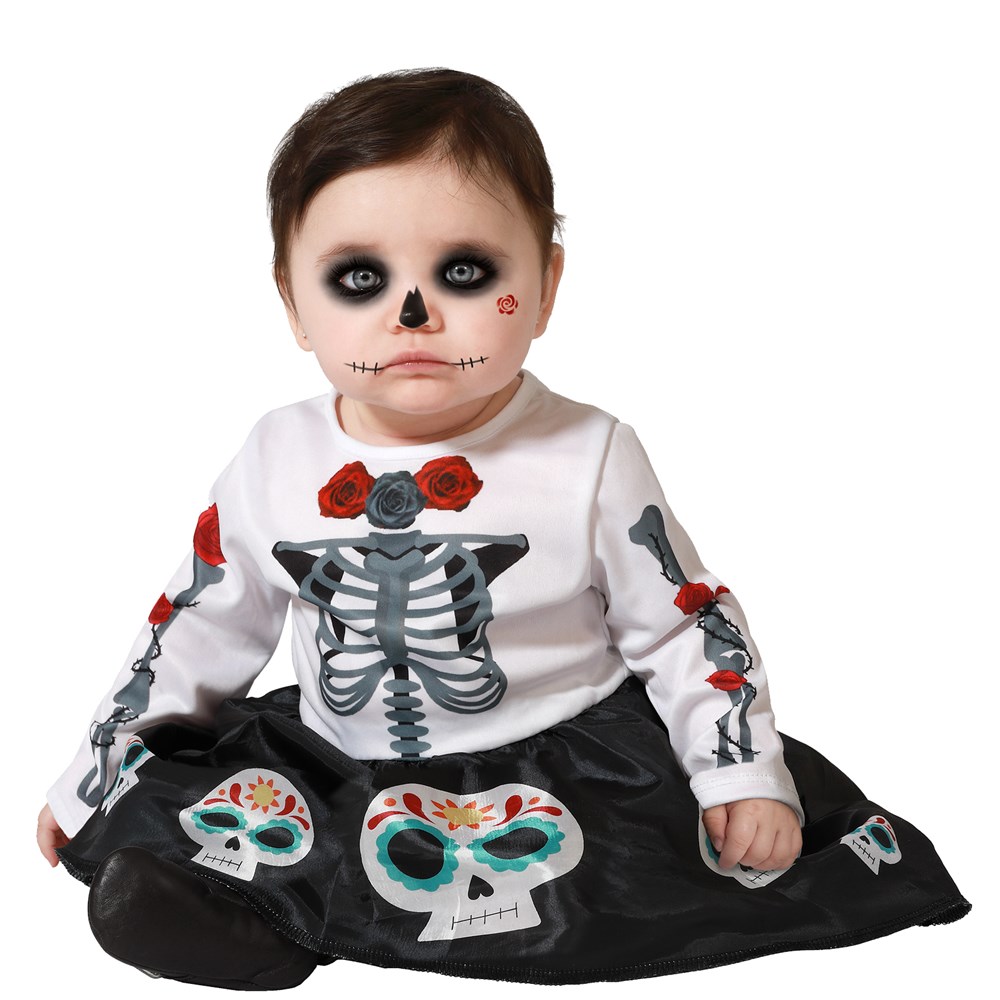 Disfraz Esqueleto Niña Bebé