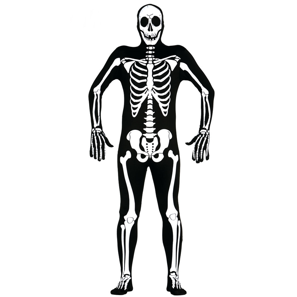 harto amplio Pantano Disfraz Esqueleto Spandex Adulto - Comprar Online {Miles de Fiestas}