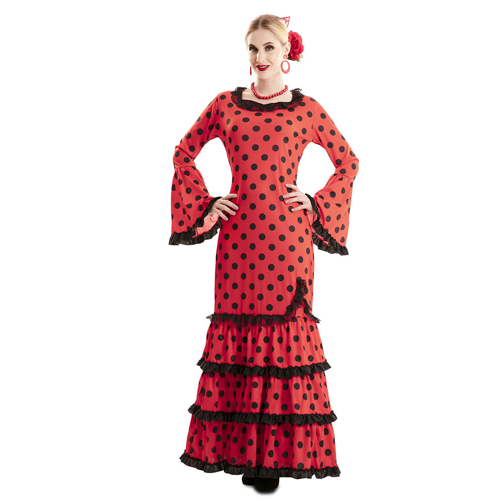Disfraz Flamenca Roja Mujer