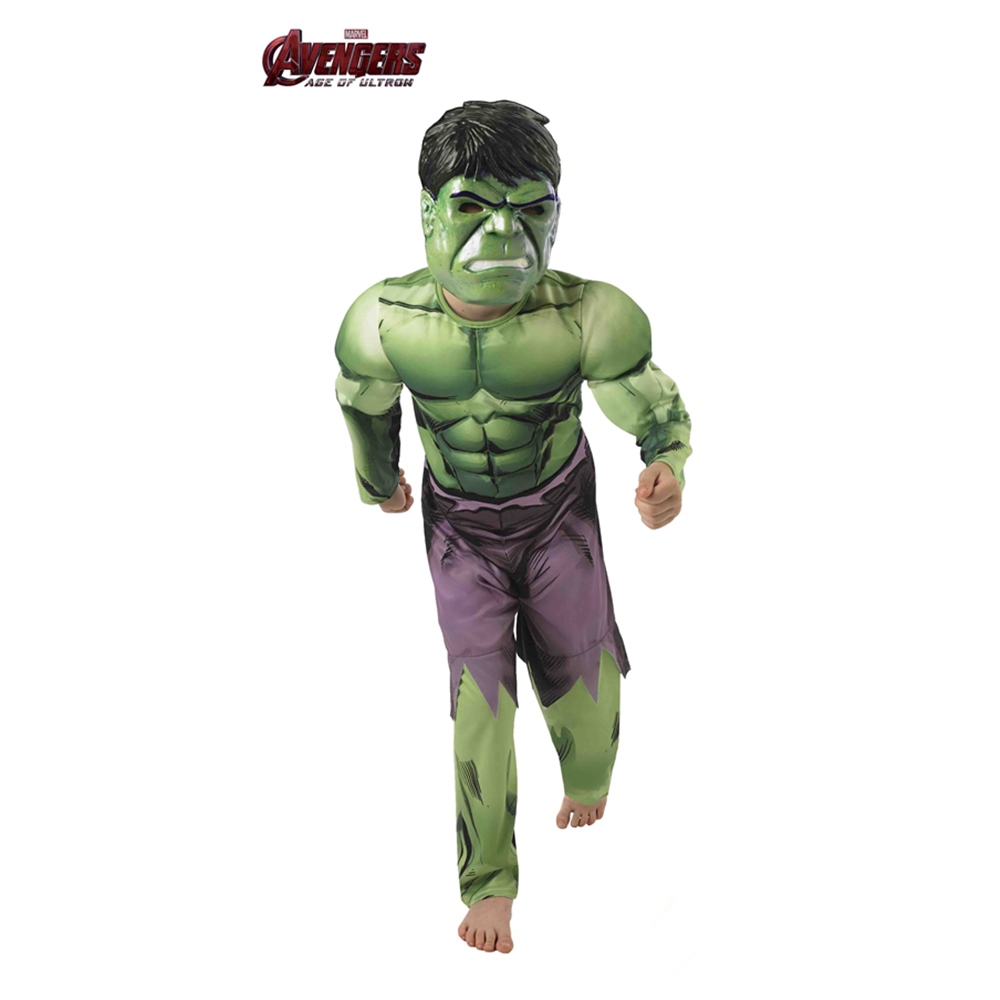 ambición peligroso Conexión Disfraz Hulk Vengadores Infantil - Comprar Online {Miles de Fiestas}