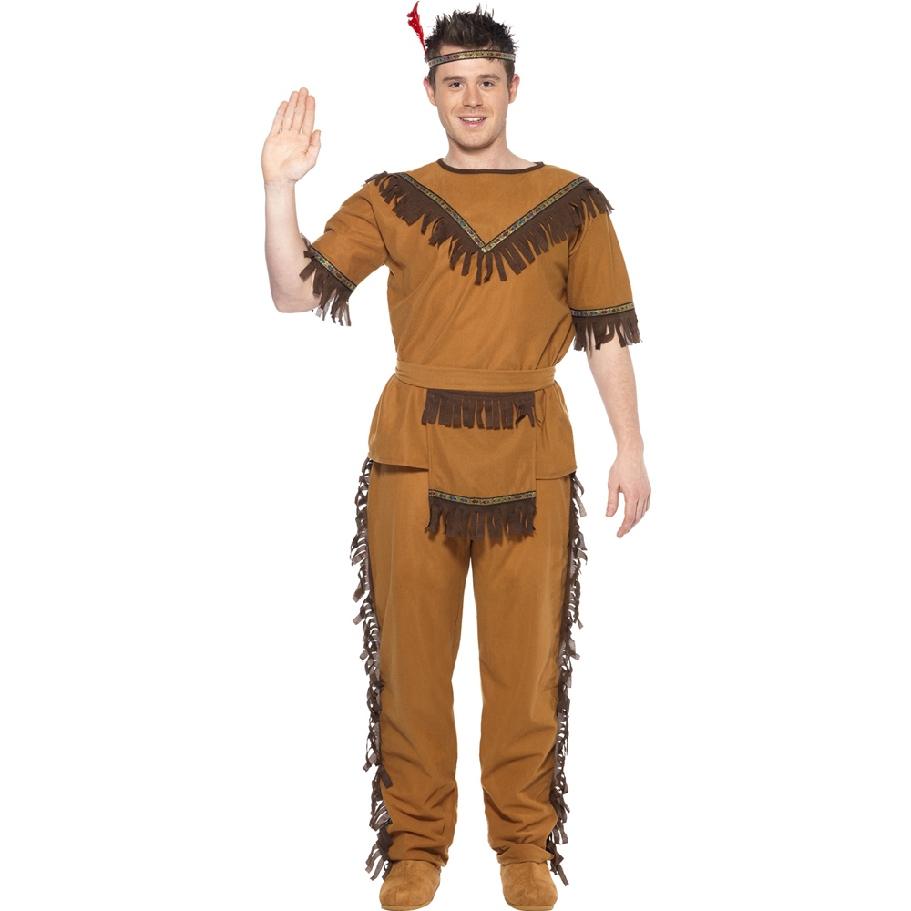 Interpretativo responsabilidad Gruñido Disfraz Indio Nativo Americano Hombre | Miles de Fiestas