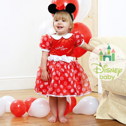 soporte Surtido raya Disfraz Minnie Mouse Bebé - Comprar Online ☆Miles de Fiestas☆