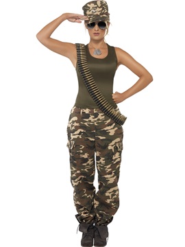 Disfraz Mujer Militar