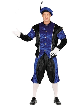 Disfraz Paje Azul Adulto