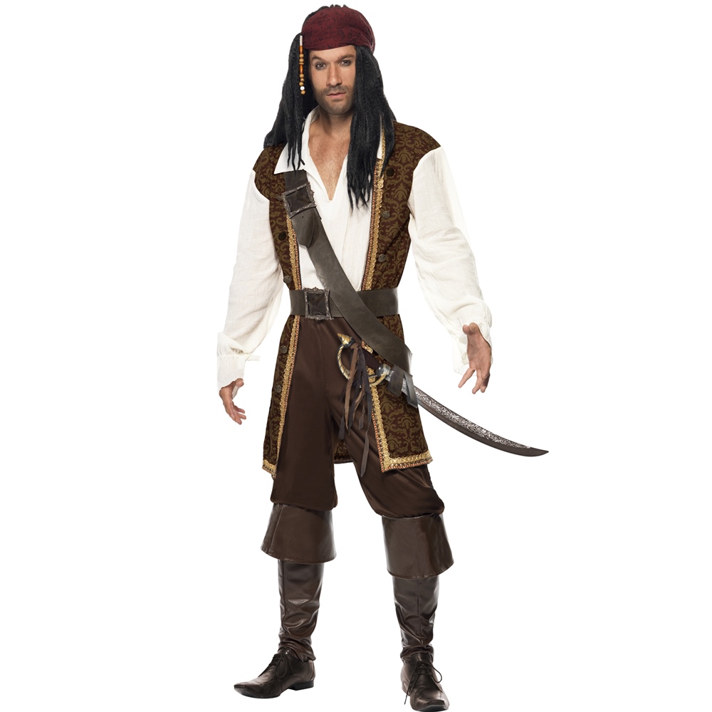 Reina identificación Artista Disfraz Pirata de Alta Mar Hombre - Comprar Online {Miles de Fiestas}