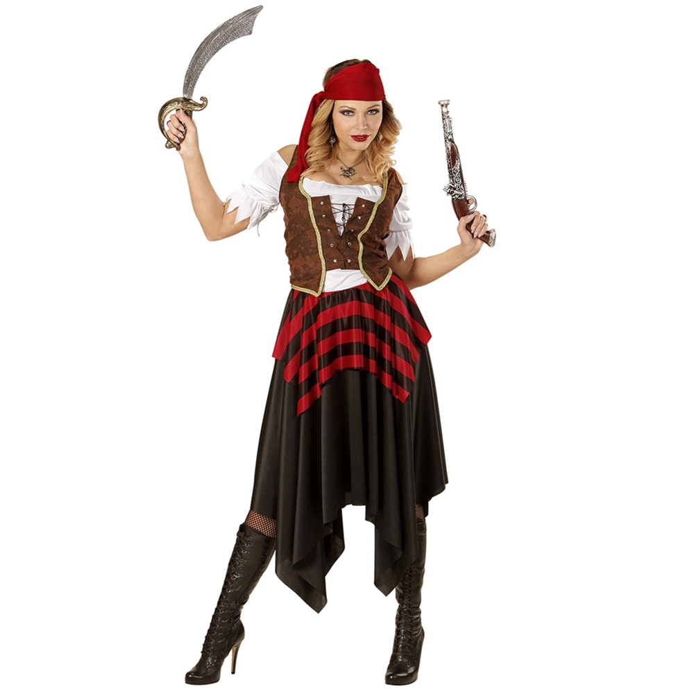 Lima asentamiento sangre Disfraz Pirata Mujer - Comprar Online {Miles de Fiestas}