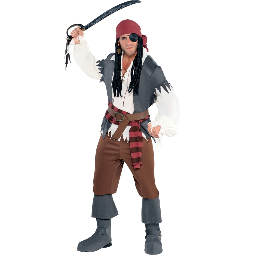 Disfraz Pirata Náufrago Adulto