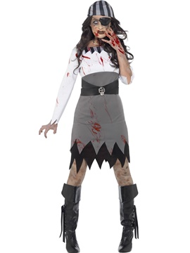 Disfraz Pirata Zombie Mujer
