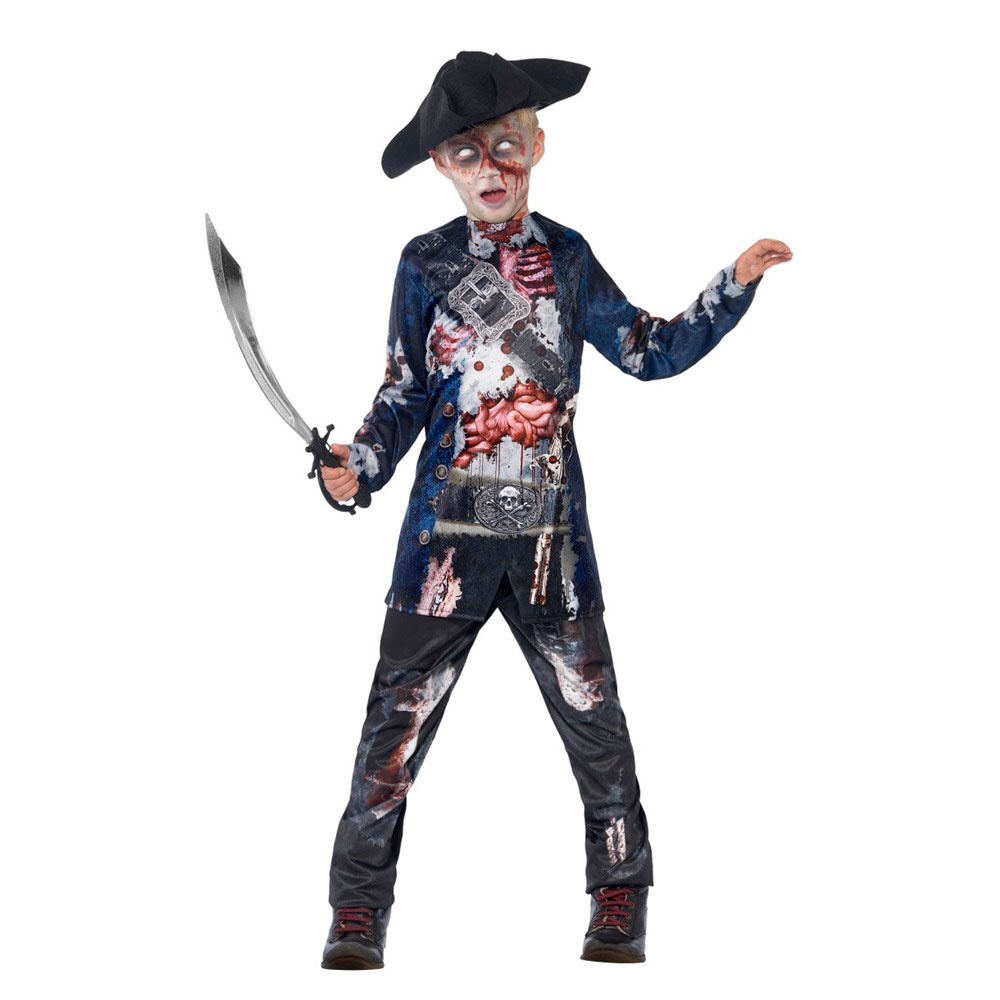 Disfraz Pirata Zombie Niño