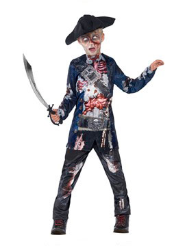 Disfraz Pirata Zombie Niño