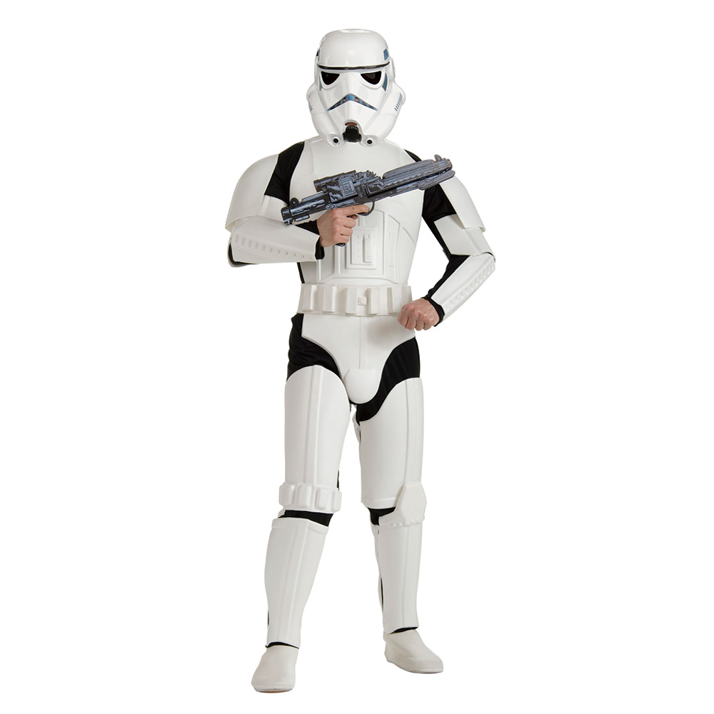 Visualizar Espinoso Equipo Disfraz Stormtrooper Star Wars Deluxe Adulto - Miles de Fiestas