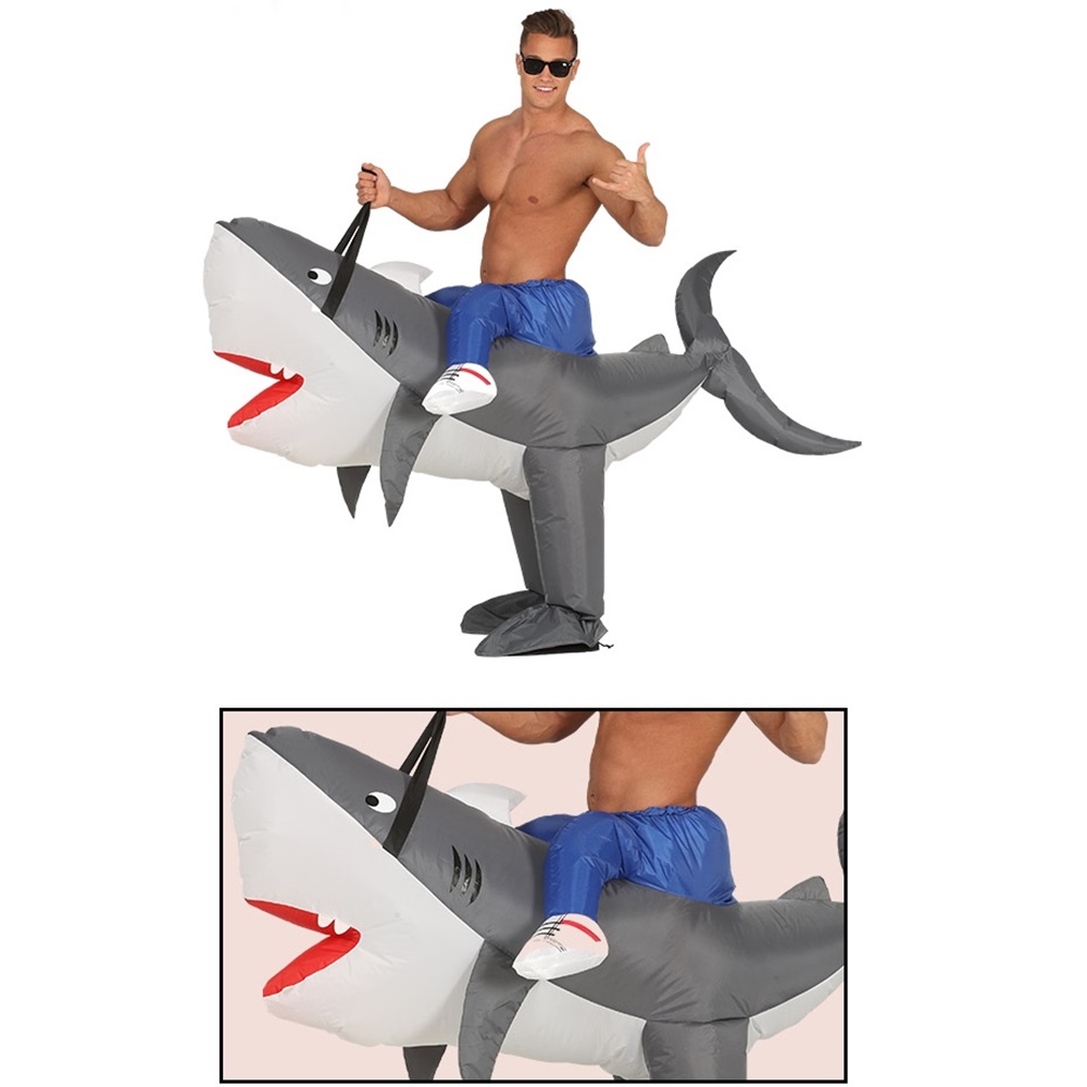 Disfraz Tiburón Hinchable Adulto