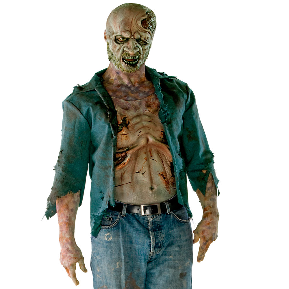 Gruñido doble Articulación Disfraz Zombie The Walking Dead Adulto | {Miles de Fiestas}