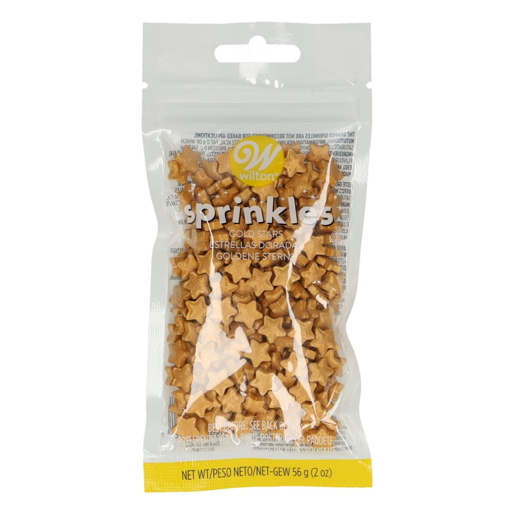 Estrellas doradas comestibles Wilton