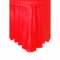 Falda de Plástico para Mesa Roja