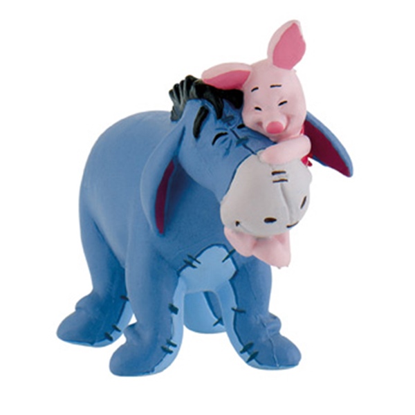 Figura Eeyore y Piglet Winnie the Poeh