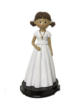 Figura niña comunión morena