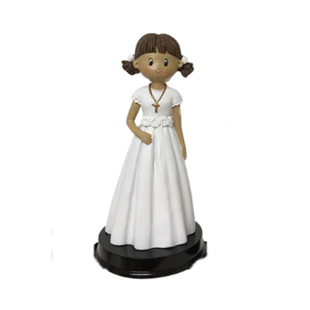 Figura niña comunión morena