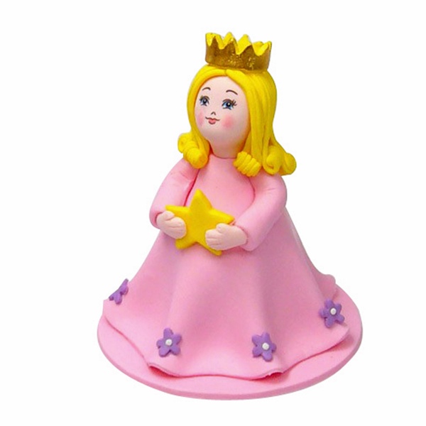 Figura para tarta princesa 9cm