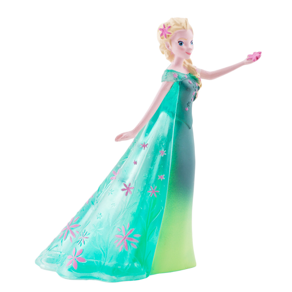 Figura para tartas vestido verde Elsa