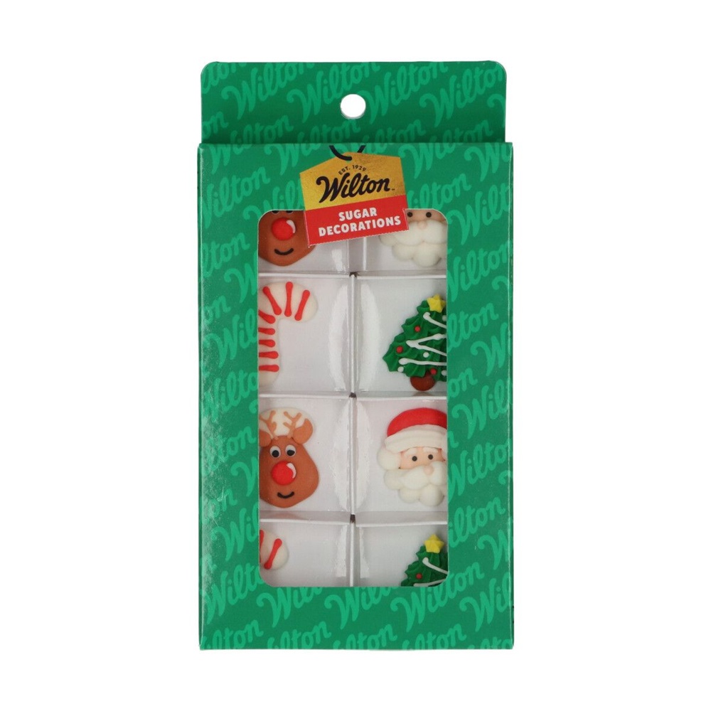 Figuras de azúcar navideñas