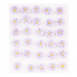 Flores de Azúcar Lilas Pequeñas - Miles de Fiestas