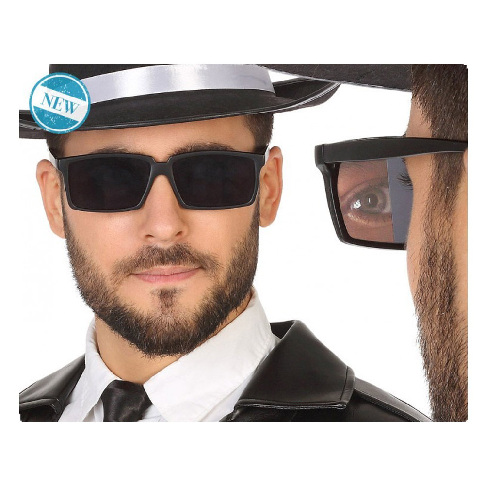 Gafas de espía con espejo en el cristal