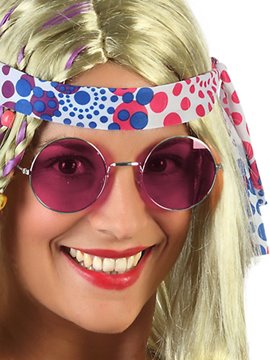 Gafas Hippie Rosa