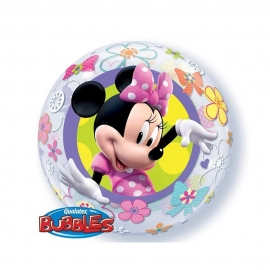 Globo Burbuja 2 Caras Minnie Mouse 56 cm