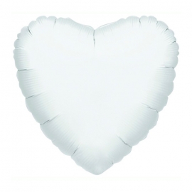 Globo Corazón Gigante Blanco 78 cm