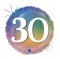 Globo de foil Holográfico 30 Cumpleaños