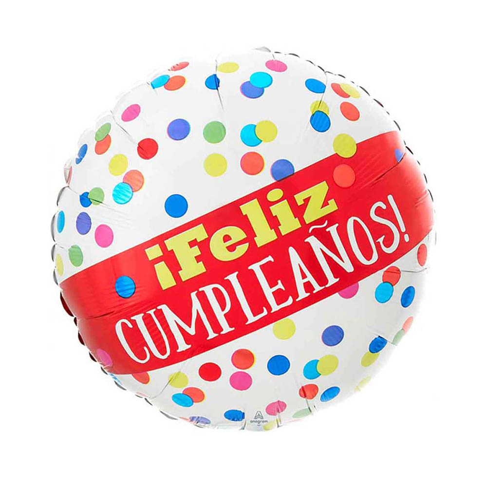 ▷ Set de 12 Globos Feliz Cumpleaños 30 cm - ⭐Miles de Fiestas