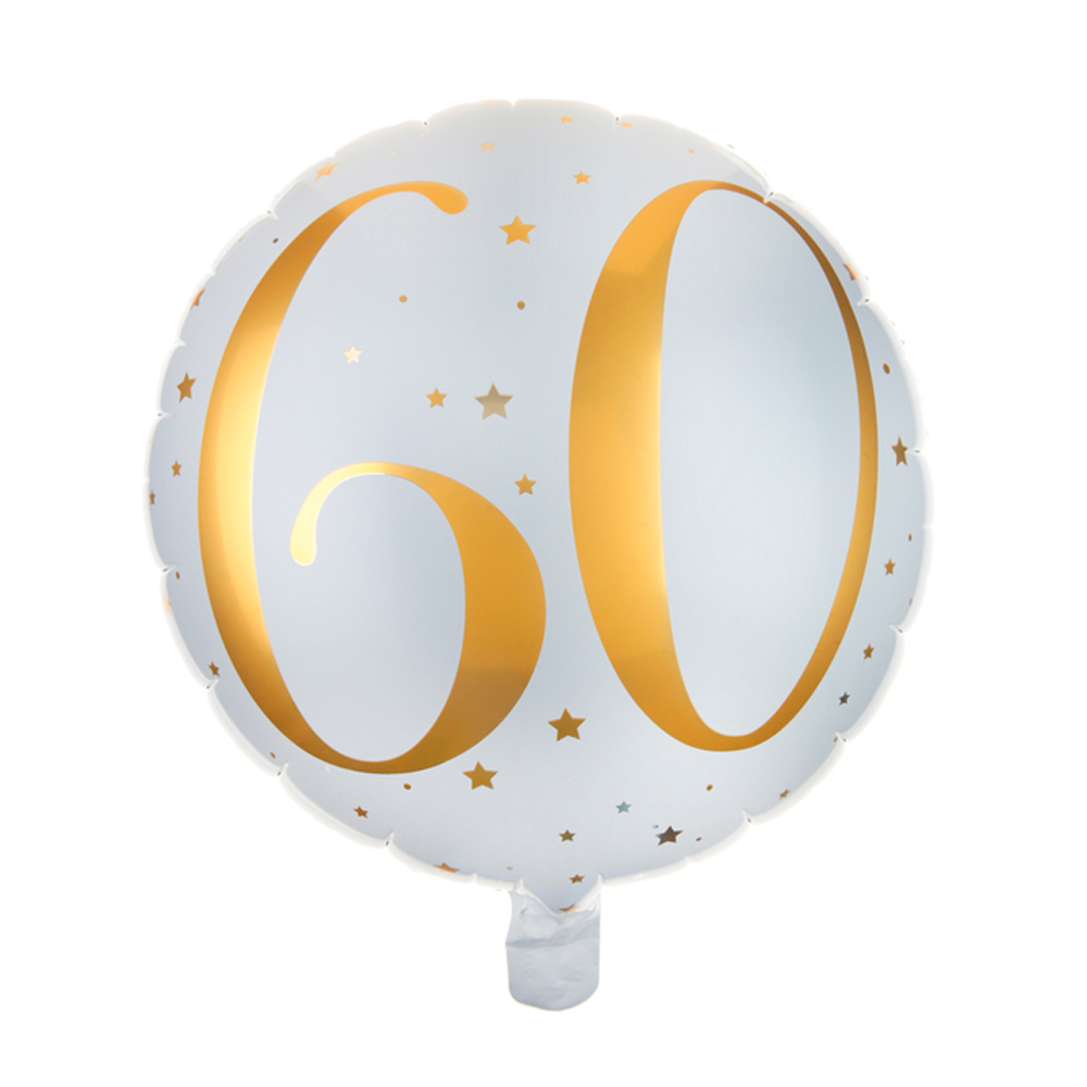 Globos de 60 cumpleaños para hombres, 15 globos de feliz cumpleaños 60  color negro y dorado, globos de decoración de fiesta de cumpleaños 60 para
