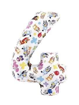 Globo Foil Bluey 4 Años 75 cm