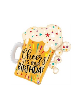 Globo de Foil Jarra de Cerveza 89 cm