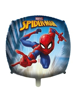 Globo Foil Cuadrado Spiderman 45 cm